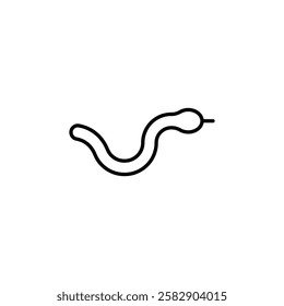 Snake icon Flat fill set collection