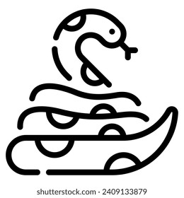 Snake Icon Illustration for web, app, infographic, etc