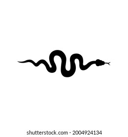 snake icon. isolated on a white background