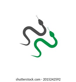 Snake icon logo design vector template illustration