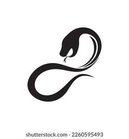 Snake icon logo illustration vector