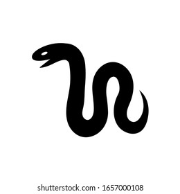 Snake icon, logo isolated on white background