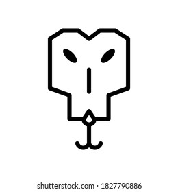 snake icon or logo isolated sign symbol vector illustration - high quality black style vector icons
