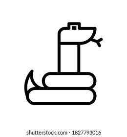 snake icon or logo isolated sign symbol vector illustration - high quality black style vector icons
