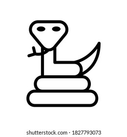 snake icon or logo isolated sign symbol vector illustration - high quality black style vector icons
