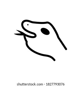 snake icon or logo isolated sign symbol vector illustration - high quality black style vector icons

