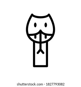 snake icon or logo isolated sign symbol vector illustration - high quality black style vector icons
