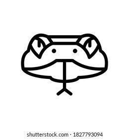 snake icon or logo isolated sign symbol vector illustration - high quality black style vector icons
