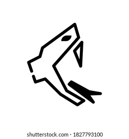 snake icon or logo isolated sign symbol vector illustration - high quality black style vector icons

