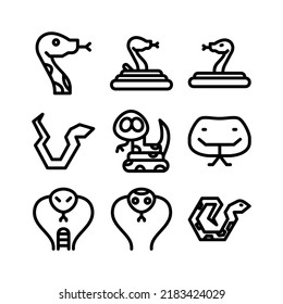 snake icon or logo isolated sign symbol vector illustration - Collection of high quality black style vector icons
