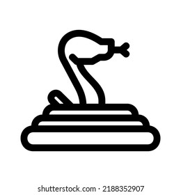 snake icon or logo isolated sign symbol vector illustration - high quality black style vector icons

