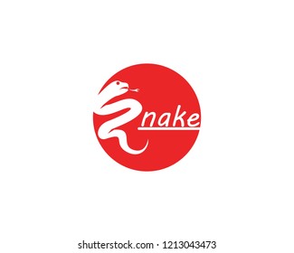 Snake icon logo vector illustration
