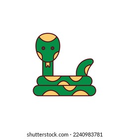 the snake icon is suitable for your web, apk or project with a chinese new year theme