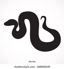 Snake Icon Vector.