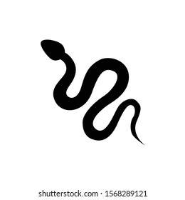 snake icon vector glyph style design