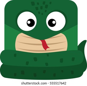 Snake Icon - Vector Illustration