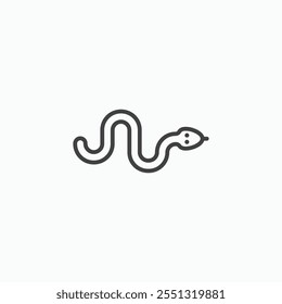 Snake icon vector illustration. EPS10