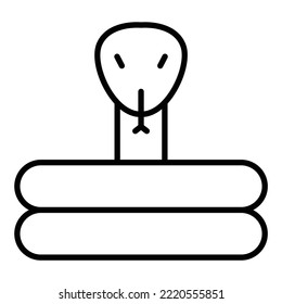Snake icon vector image. Can also be used for web apps, mobile apps and print media.