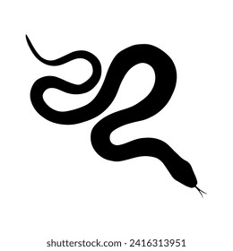 Snake icon vector. Spineless illustration sign. Reptile symbol or logo.