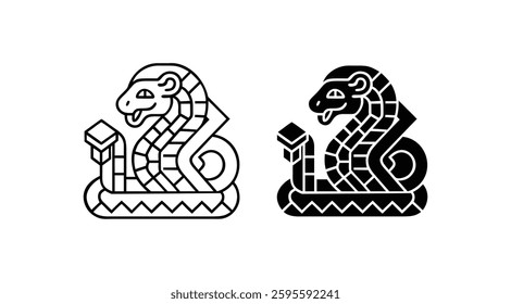 Snake icon for your work.