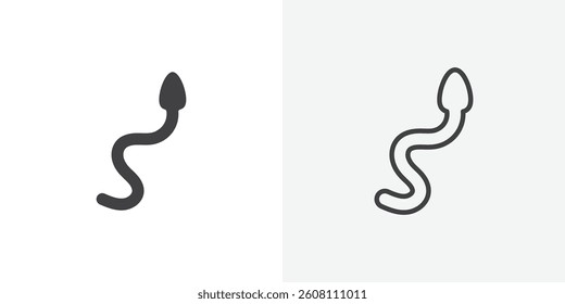Snake icons design. vector icons for ui designs