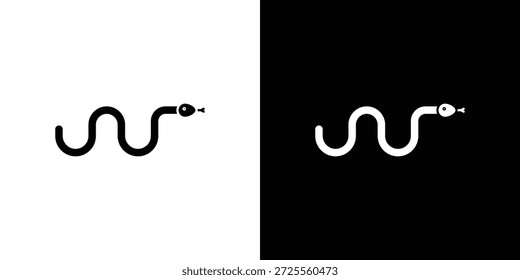 Iconos de serpiente para proyectos gráficos y de Diseño web