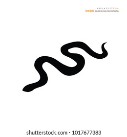 Snake icon.vector illustration.