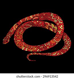 Snake illustration- Chinese zodiac