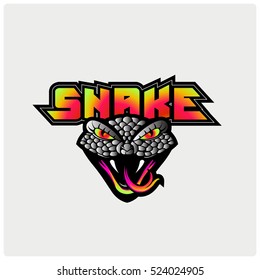 Snake Illustration Emblem
