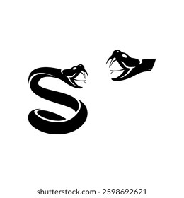 Snake. isolated on white background.linear vector pattern, for fabrics,wallpaper,backgrounds,packaging,logo,