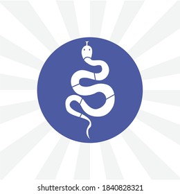 snake isolated vector icon. design element
