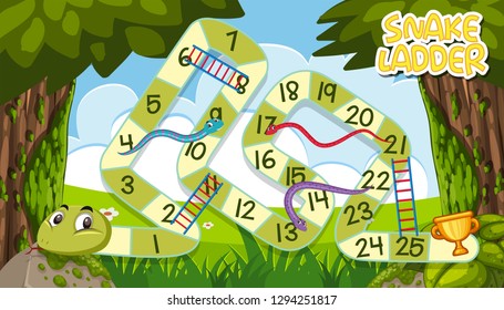 Board Game Dinosaur Theme 1 Eps10 Stock Vector (Royalty Free) 443425405