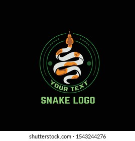 Snake Logo, Community Logo, Reptile, Vintage Snake, Snake Vector, Python Logo