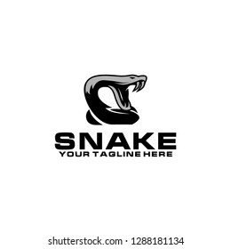 Snake Logo Design Stock Vector (Royalty Free) 1288181134 | Shutterstock