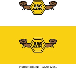 Snake Logo Design, Gang Logo, Colorful Logo