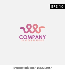 Snake Logo Design Modern Vector Template. Snake Icon. Snake. Vector Illustration