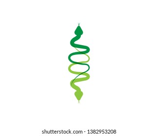 snake logo design - Vector