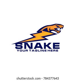 Snake Logo Design Vector