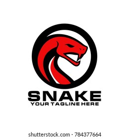 Snake Logo Design Vector