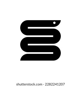 Snake Logo. Icon design. Template elements