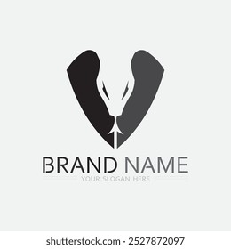 Snake Logo Template Design. Vektorgrafik.