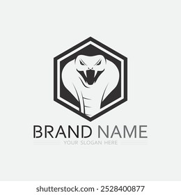 Snake Logo Template Design. Vektorgrafik.