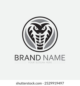 Snake Logo Template Design. Vektorgrafik.