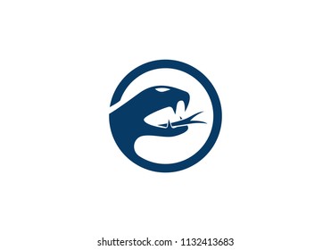 Snake logo vector icon template