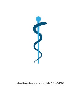 Snake logo vector ilustration template