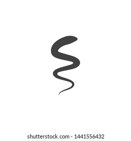 Snake logo vector ilustration template