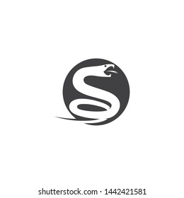 Snake logo vector ilustration template