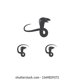 Snake logo vector ilustration template