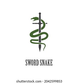 Snake logo vector ilustration template