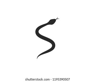 Snake logo vector template